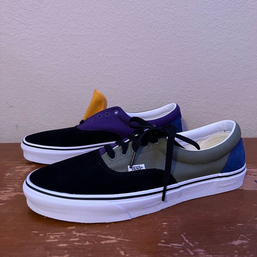 “Era” vans - colors: green, yellow, purple, blue, red, black and white.